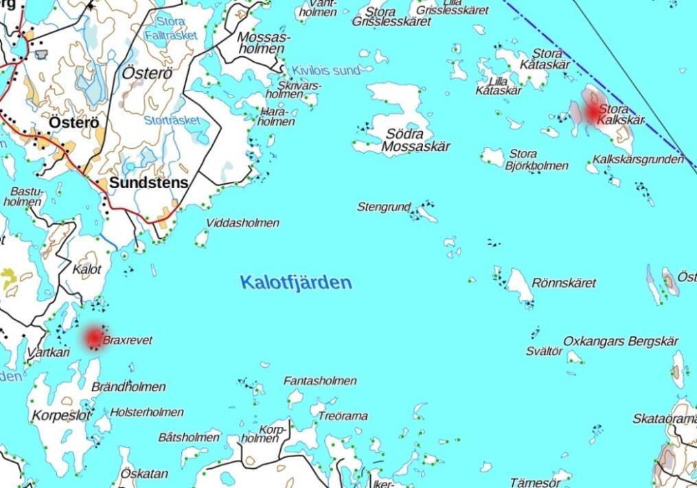 Kaavoitus koskee kahta erillistä aluetta, Braxrevetiä ja Stora Kalkskäriä. Braxrevetillä ei ole ennestään ranta-asemakaavaa. Stora Kalkskärillä on ennestään ranta-asemakaava.