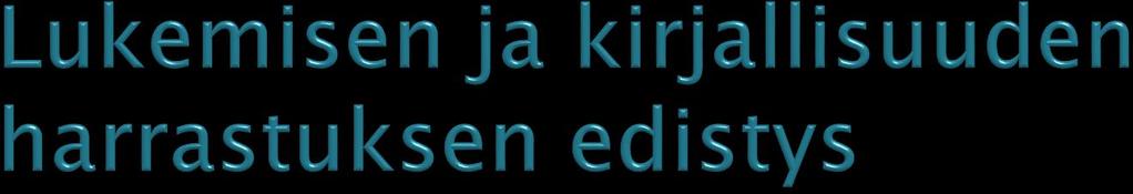 1. LUOKKA - kirjallisuusdiplomiin liittyvät käytännöt tutuksi - kirjastosäännöt kerrataan sadun keinoin 2.