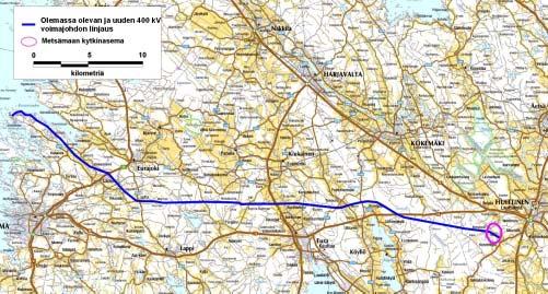 4 YMPÄRISTÖVAIKUTUSTEN ARVIOINTISELOSTUS lunastusluvasta tekee valtioneuvosto. Voimajohdon toteuttamisesta aiheutuvat haitat ja vahingot korvataan lunastuslain mukaisessa menettelyssä.