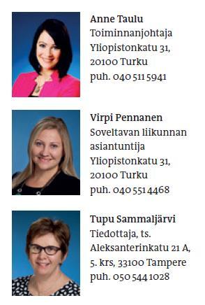 Soveltava Liikunta SoveLi ry järjestönä - SoveLissa