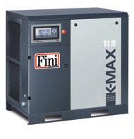 FINI K-MAX TAAJUUSMUUTTAJAKOMPRESSORIT 7,5-11 - 15 KW K-MAX TAAJUUSMUUTTAJAKOMPRESSORI Malli Tilausnumero kw Säiliö l/min bar db(a) Liitäntä Paino kg K-MAX 7,5-08 VS 385501910 7,5 1300/520 8 63 1/2"