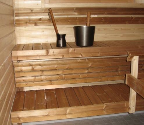 SAUNA Saunan valokuituvalaistus Periaatepiirustus ASUNNON
