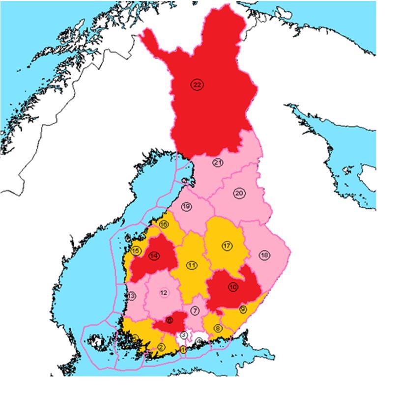 Piirinuohouksen hintasääntely Piirinuohouksen vähimmäishinnat v.