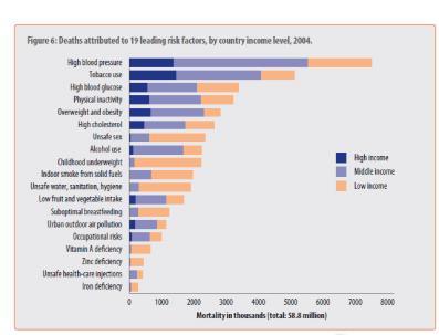 WHO Global Health Report Uutta lähestymistapaa Tupakointi: 5.