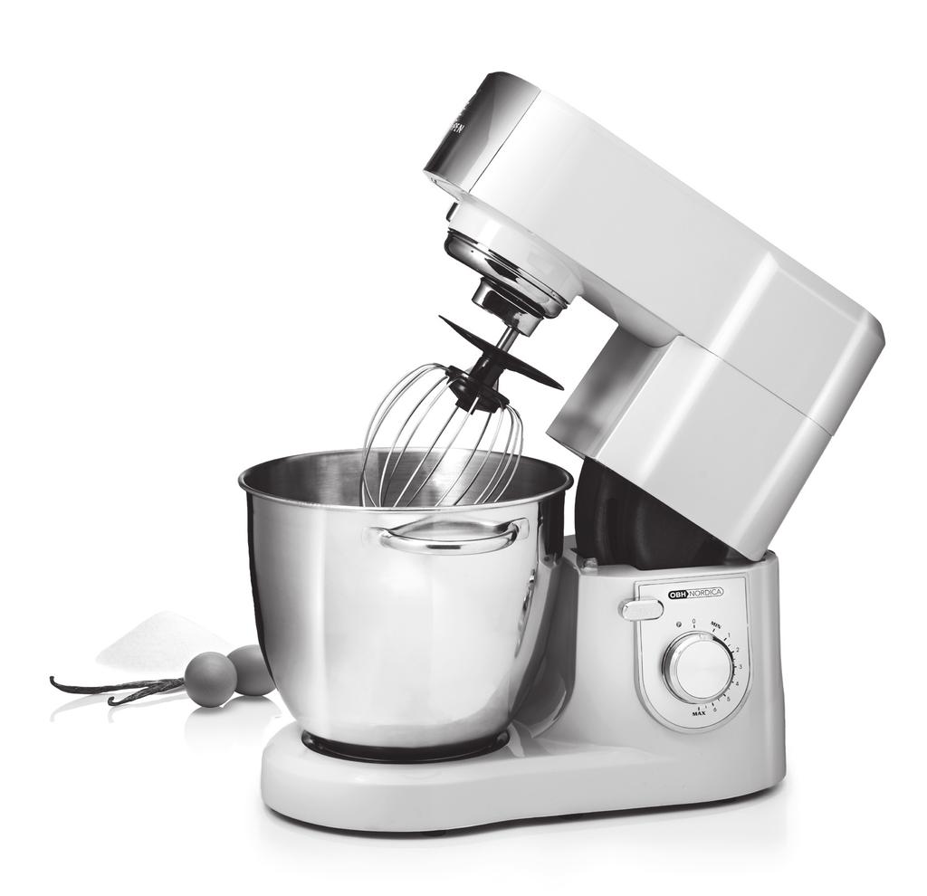 Zeus Creme Kitchen machine Powerful and multifunctional kitchen machine 1500 watt Stainless