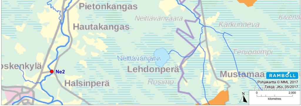 Vuosittain toistuvia pisteitä oli 6 kpl ja vaihtuvan tarkkailun pisteitä 25 kpl.