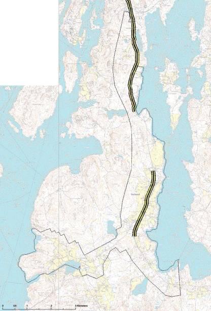 12 2.1.3 Liikenne Alueen halkaisee pohjois-eteläsuunnassa valtatie 4, jonka linjaus on siirtymässä noin 500 metriä länteen.