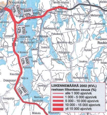 13 Suunnittelualueen pohjoispuolelle on toteutumassa uusi liittymäjärjestely valtateiden 4 ja 9 risteykseen. Kuva 2.5 Liikennemäärät 2.1.4 Rakennettu kulttuuriympäristö Oravasaaren vanha kyläkeskus omaa kokonaisuudessaan kulttuurimaisemallisia arvoja.