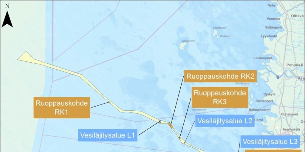 1 JOHDANTO 101000039 Oulun sataman sisääntuloväylänä toimii nykyään syväväylä, jonka kulkusyvyys on 10,0 metriä.