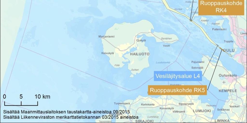 Liikennevirasto suunnittelee meriväylän syventämistä 1,0 1,5 metrin kulkusyvyyteen, ja Oulun Satama suunnittelee sataman syventämistä 1,5 metrin kulkusyvyyteen.