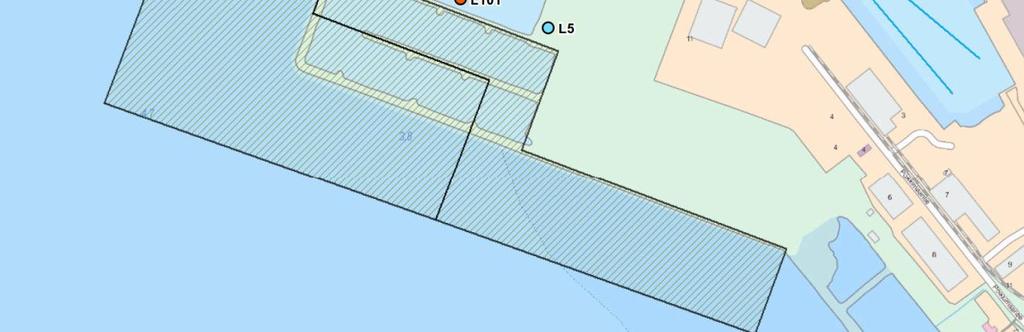 Osa tutkimuspisteistä oli aiemmin täytetyn (L101), sekä tämän hankkeen yhteydessä täytettävän läjitysaltaan alueella (L10).
