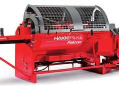 VAMA 300/JH1 takalana Mekaaninen rungon säätö ja hydraulinen terälevynsäätö. 2.