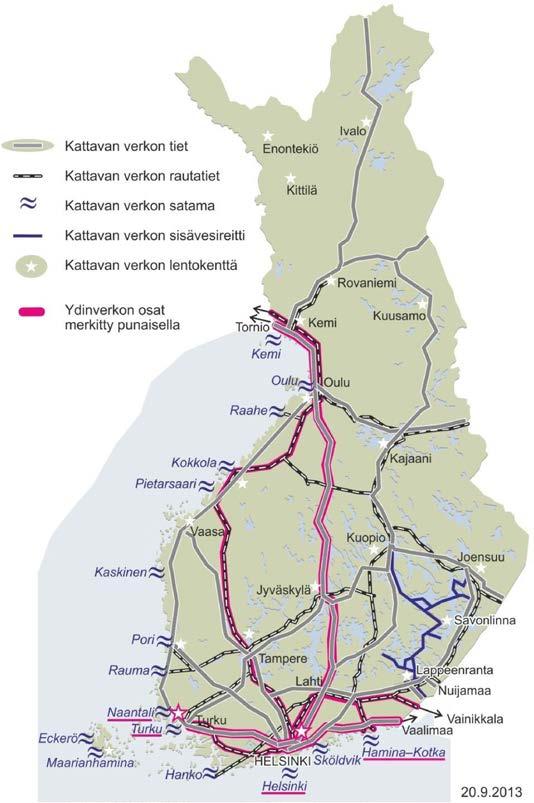 Hankkeen taustat ja prosessikuvaus Suunnittelukohteena oleva valtatie 12 välillä Uusikylä Tillola on keskeinen osa Salpausselän liikennekäytävää ja kuuluu Euroopan komission päätökseen Suomen
