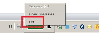 Elisa Oyj Ohje 4 (12) 8. Vinkkejä mahdollisiin vikatilanteisiin a. Viivakoodin lukija ei toimi -> irroita kaapeli ja laita se takaisin kiinni b.