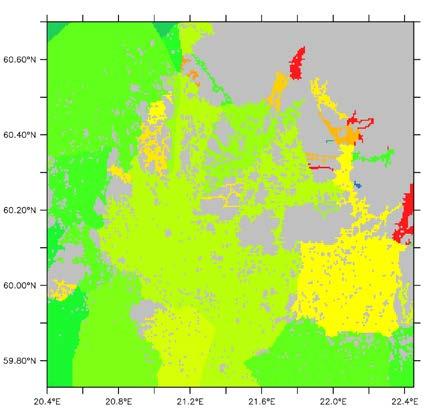 4.7 Valuma-alueen kuormitusvähennysten vaikutus Saaristomeren rehevöitymiseen - Tiivistelmä Mallilla tarkasteltiin maksimaalisen saavutettavissa olevan valuma-alueiden päästövähennysskenaarion