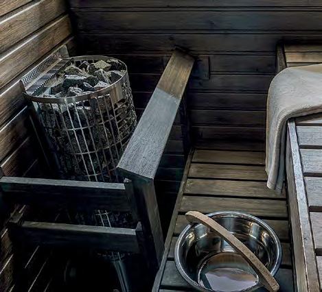 Kallan älykäs ohjauselektroniikka tunnistaa saunasi ensiäisellä käyttökerralla ja oppii ylläpitämään tilan lämpöä optimaalisesti.