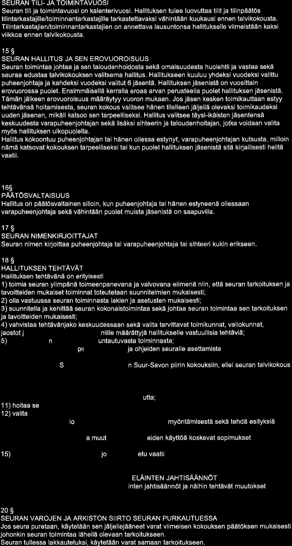 F @ SEURA TL JA TOMTAVUOS Seurn tili j timintvusi n klenterivusi. Hllituksen tulee luvutt tilit j tilinpäätös tilintrkstjille/timinnntrkstjille trkstettvksi vähintäëin kuukusi ennen tlvikkust.