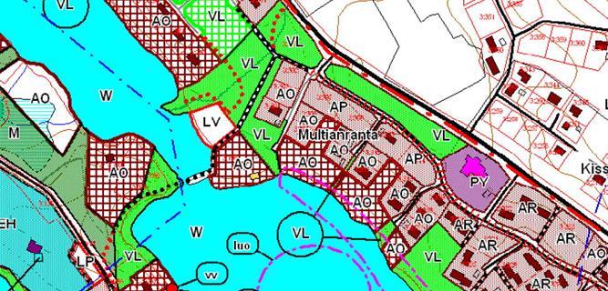 3.1.3 Yleiskaava Multian kunnan oikeusvaikutukseton strateginen rantayleiskaava on hyväksytty kunnanvaltuustossa 16.3.2009 33.