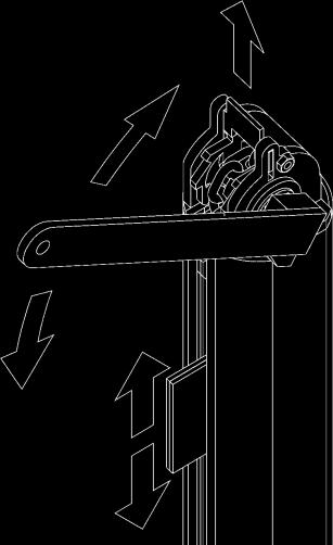 17 4.4 Laiturin korkeuden säätö Laiturin korkeutta voidaan säätää LIP-LAP:in patentoidun nostomekanismin avulla: Nosto 1. Löysää kiristinkannen siipimuttereita, jotta laituri pääsee liikkumaan.