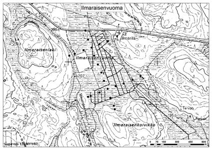 Tapio Muurinen ja Ilkka Aro 19. Ilmarisenvuoma 19. Ilmaraisenvuoma (kl. 2642 02, x = 7448,9, y = 2506,3) sijaitsee Kolarin kuntakeskuksesta noin 28 km kaakkoon.
