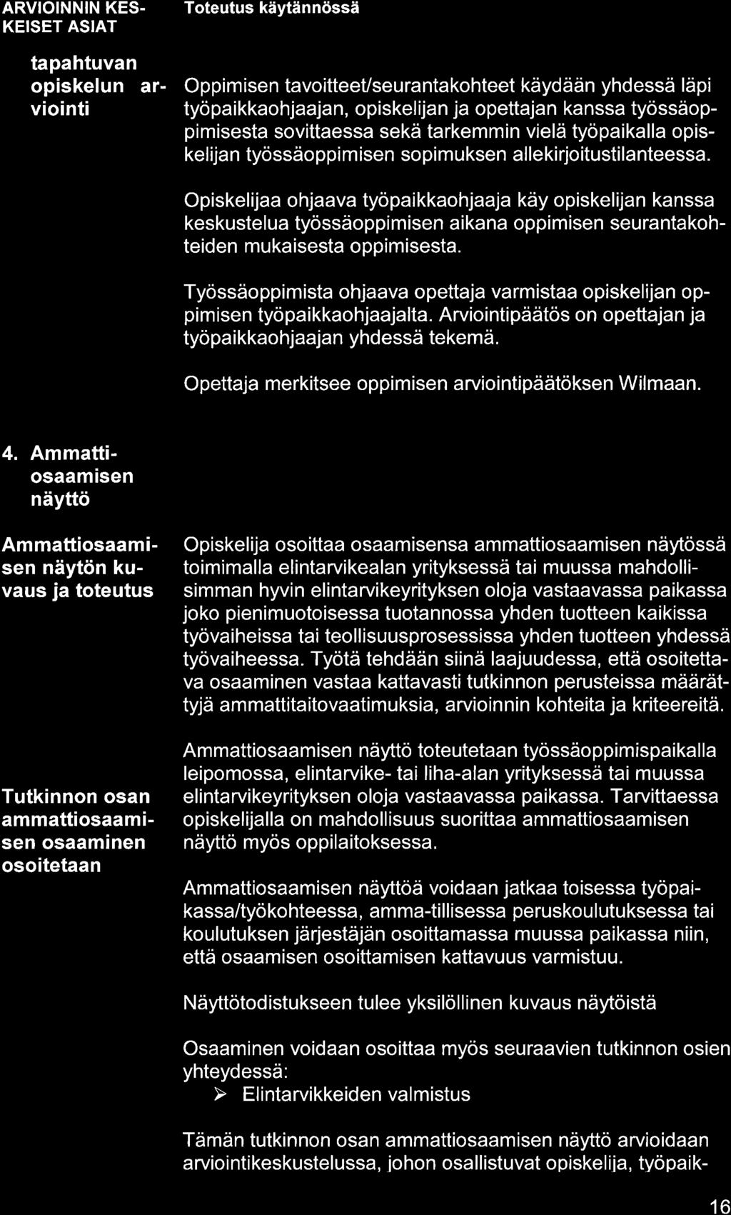 ARVIOINNIN KES.