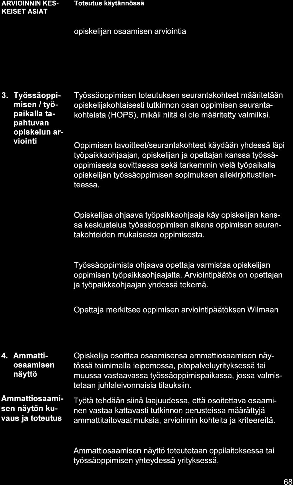 ARVIO NNIN KES. KEISET ASIAT opiskelijn osmisen rviointi 3.