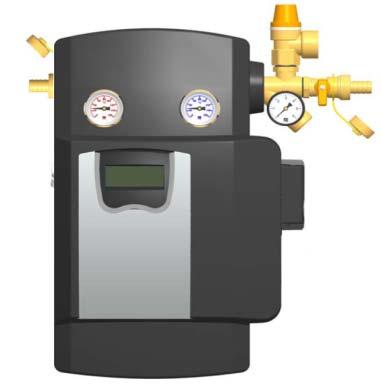 55-60 ºC 30-40 ºC 20-30 ºC Hybridivaraaja + W10 absorptiolämmönsiirtimet + pumppuryhmä Kytkentävalmis pumppuryhmä käy