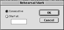 Rehearsal Mark vasempaa päähän osoittamalla voit siirtää kaaren alkua hiirellä voit muovata kaaren keskikohtaa Layout>Reset Position tai apple Shift P siirtää kaaren oletuspaikkaan Create>Other>Extra