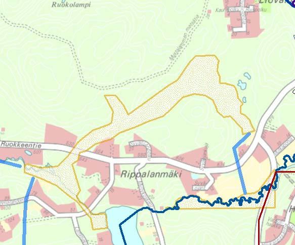 Suunnittelualueeseen sisältyvät METSO-kohteet sijoittuvat Jyväskylän kaupungin omistamalle maalle.