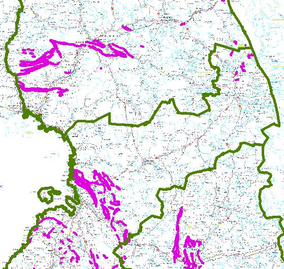 Taustaa - Riskialueita Mustaliuskealueita Litorina-alue Lapin ja Pohjois-Pohjanmaan