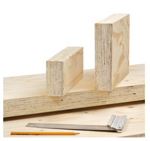 14 (33) 4 LVL ELI VIILUPUU (LAMINATED VENEER LUMBER) LVL on melko uusi rakennusmateriaali Suomessa. Kesällä 2016 Stora Enso avasi LVL-tehtaan Varkauteen.