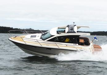 trimmitasot, lämminvesijärjestelmä, uimatason ja wc:n suihku 1+3 TESTIVENE + KOLME KILPAILIJAA Galeon 300 Fly Aquador 30 ST Hinta: