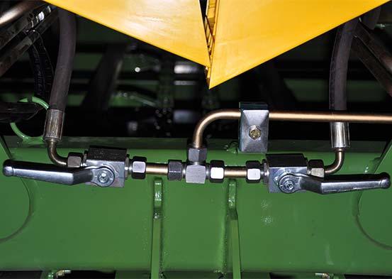 35 /BA/Erstinbetriebnahme/Ladewagen/Fahrhöhe einstellen/hinweis - Absperrhähne lassen sich nicht öffnen @ 114\mod_1338794482547_71.docx @ 1004536 @ @ 1 Pos: 182.