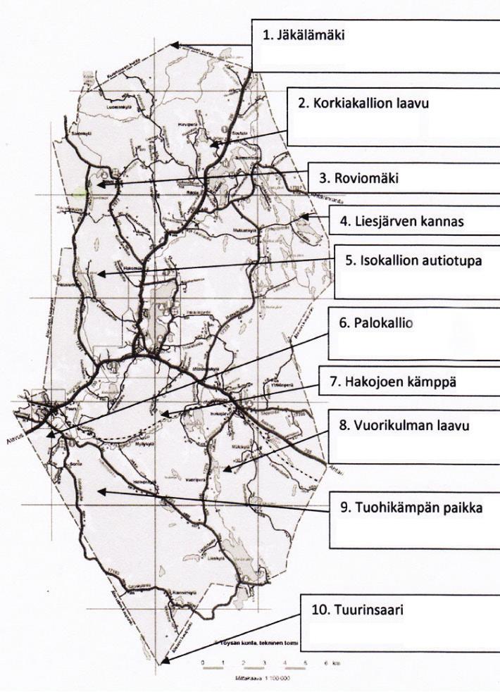 Liikuntakampanja: Töysää Päästä Päähän Kesä on ohi ja kymmentä kohdetta haettiin hienosti kolmen kuukauden ajan. Kohteet löytyivät helposti ja joihinkin pääsi jopa autolla viereen.