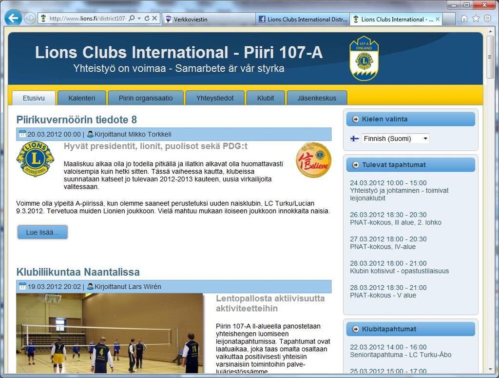 Lions Clubs International Piiri 107-A Sovittava