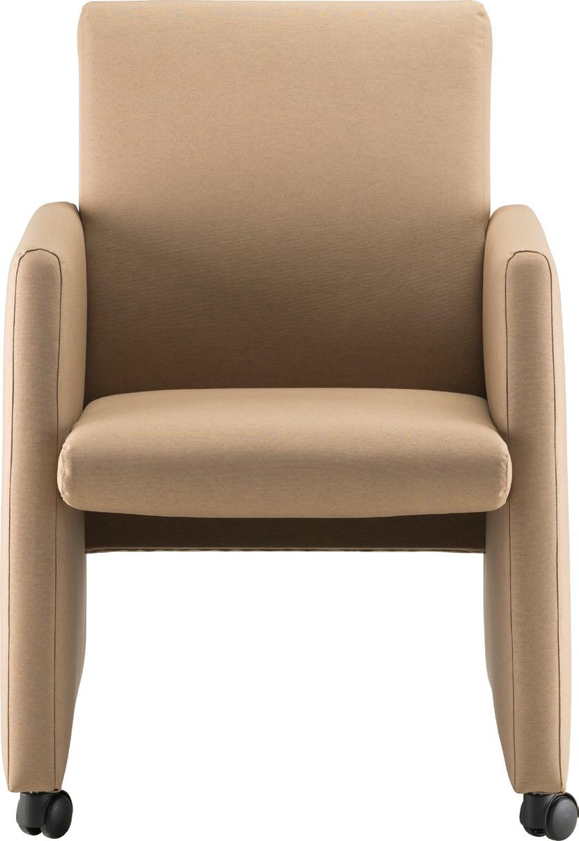 Health-mallisto 2016 15 Organo Design Raimo Räsänen Organo lepotuoli 3730 Organo-lepotuoli on kokonaan ympäriverhoiltu ja siinä on vakiona pyörät, joiden avulla tuolia on