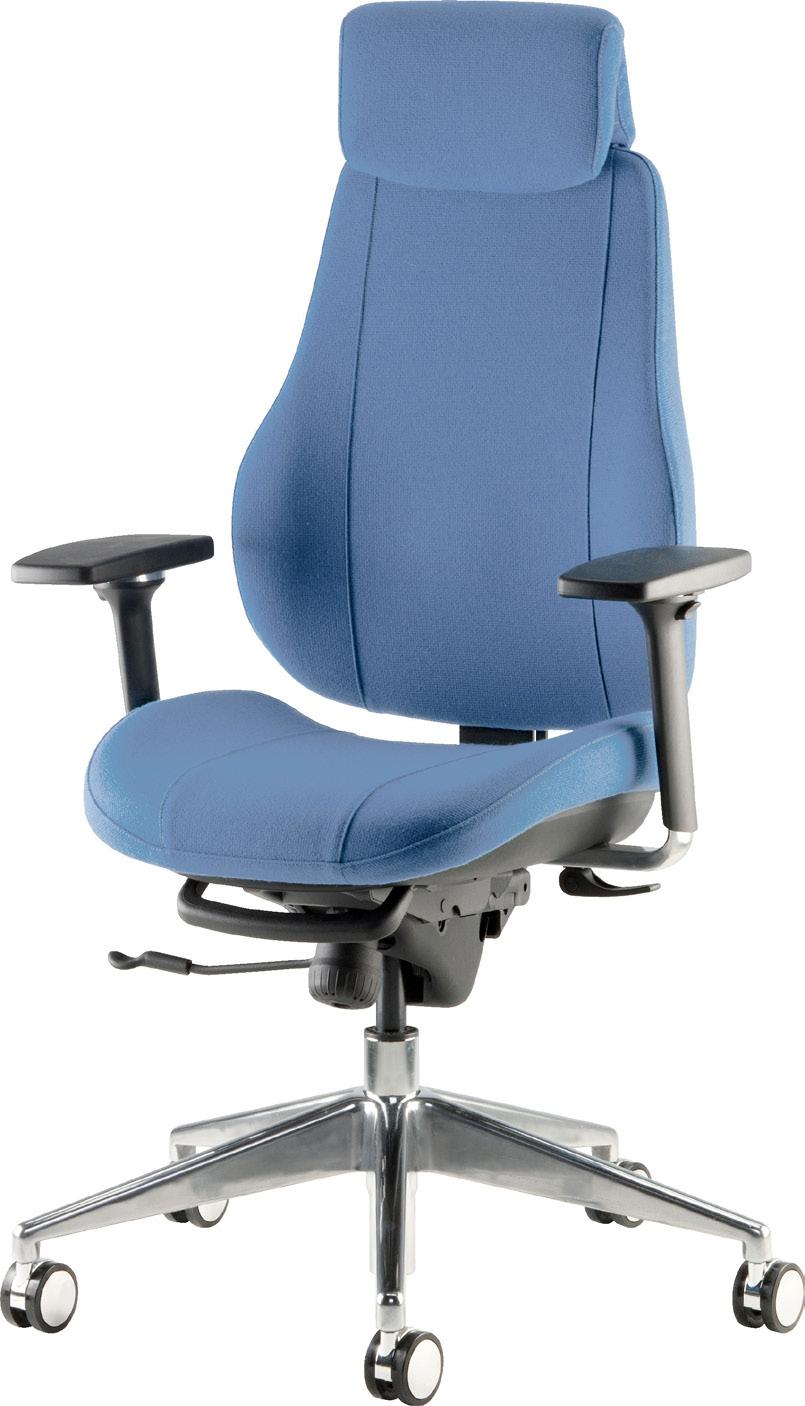 Health-mallisto 2016 17 Step+ Design Juha Lätti Step+ työtuoli 3070 Step+ -tuolisarja on suunniteltu käyttäjän tarpeiden mukaisesti. Tuoliin on valittavana erikokoisia istuin- ja selkäosia.
