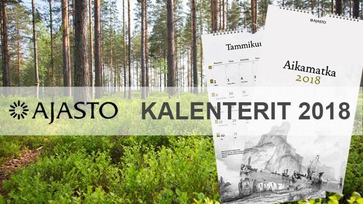 Hyvä kalenteri on selkeä. Se on persoonallinen. Se pitää asiat järjestyksessä. Ajaston laajasta kalenterivalikoimasta löydät varmasti sen itsellesi sopivimman kalenterin.