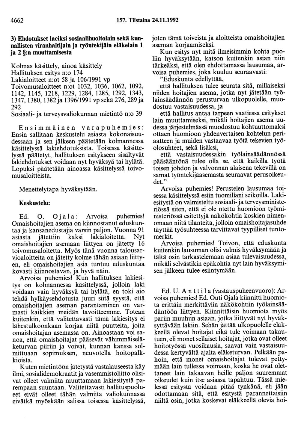 4662 157. Tiistaina 24.11.