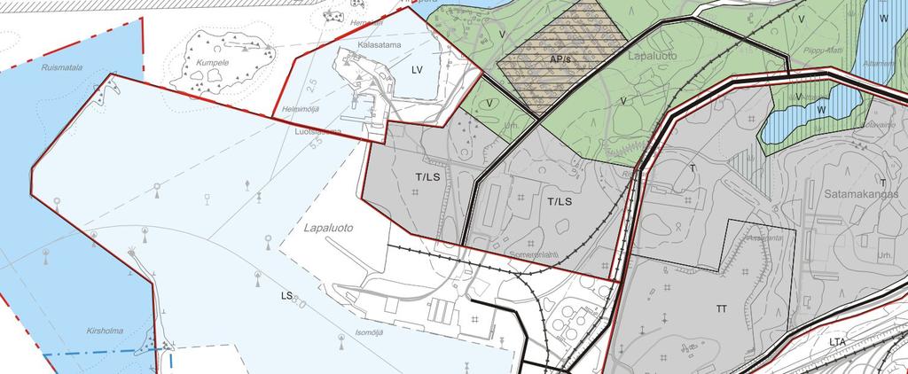 Raahen keskeisten taajama-alueiden osayleiskaava Alueella on voimassa Raahe 2030, keskeisten taajama-alueiden yleiskaava, jonka Raahen kaupunginvaltuusto on hyväksynyt 11.4.2007 20.