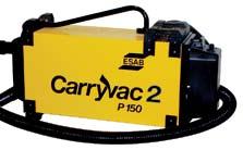Hitsaussavunimurit CarryVac 2 TM-200 PM-200 TM-80 Carryvac 2 P150 ja P150 AST ovat pieniä, kevyitä ja kannettavia hitsaussavunimureita, jotka on suunniteltu niin, että ne voi kuljettaa työalueelle.