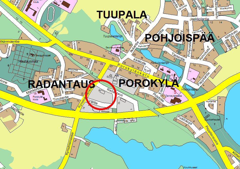 1 NURMEKSEN KAUPUNKI Radantauksen 136 kaupunginosan asemakaavamuutos ja sitova tonttijako (Kortteli 154) Kuva 1: Kaavamuutoksen