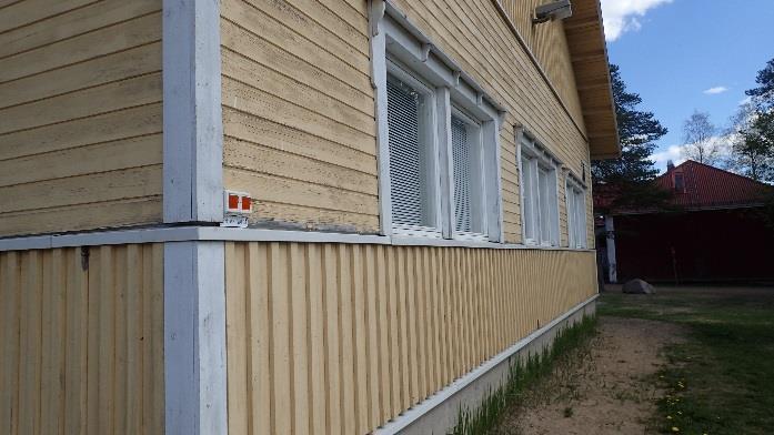 Lomalaudoituksen takana on vaakakoolaus. Kuva 17.