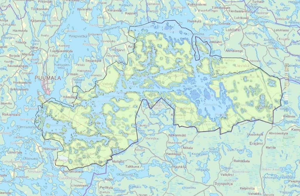 Puumalan kunta 6(10) Kuva: Etelä-Savon maakuntakaava, kulttuuriympäristöote.