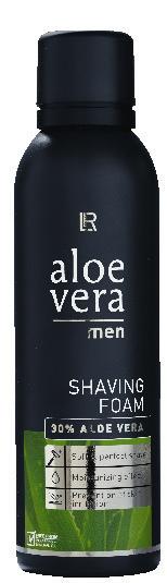 ALOE VERA MIESTEN IHONHOITO Aloe Vera Shaving Foam 200 ml Aloe Vera Shaving Gel 150 ml Pehmeä partavaahto Ehkäisee ihon ärtymistä Erittäin suuri osuus Aloe veraa Hellävarainen ja tehokas