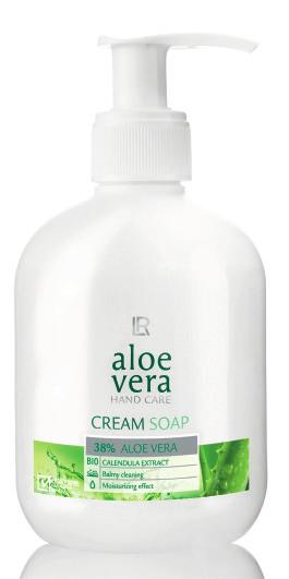 Mietoa puhdistusta käsille. Kosteuttaa, sisältää 38 % Aloe veraa ja biokehäkukkauutetta. Sopii usein toistuvaan käsienpesuun.