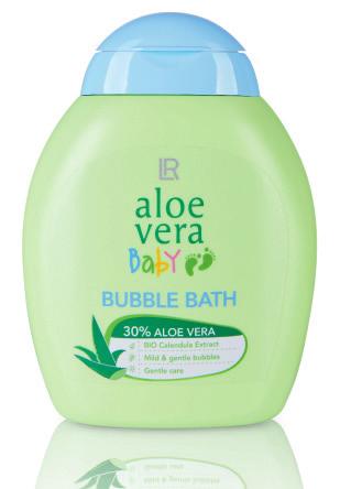 ALOE VERA VAUVOJEN HOITO Aloe Vera Baby Wash Cream 250 ml Aloe Vera Baby Bubble Bath 200 ml Mietoa puhdistusta koko vartalolle Tukee ihon kosteustasapainoa Lastenlääkäreiden ja kätilöiden