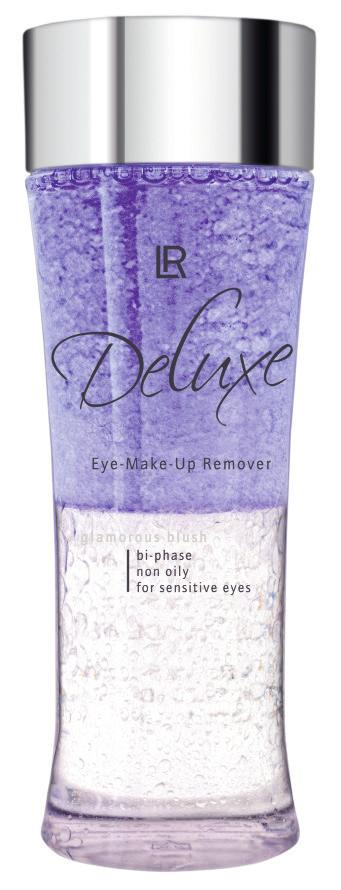DELUXE SILMÄT Eye Make-up Remover 125 ml Poistaa jopa vedenkestävän ja hankalimmankin silmämeikin ilman hankaamista Ei jätä jälkeensä iholle öljymäistä tunnetta Tuotteen sisältämät tehoaineet