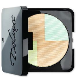 DELUXE IHO Hollywood Powder Multicolour 12 g 3 sävyä erilaisia ihon epätasaisuuksia vastaan Kiinnittää meikkivoiteen Tasoittaa ihon sävyä ja tuo raikkautta Sopii kaikille ihon sävyille.