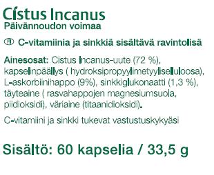 luonnontuote Sopii kaikenikäisille immuunijärjestelmän tueksi.